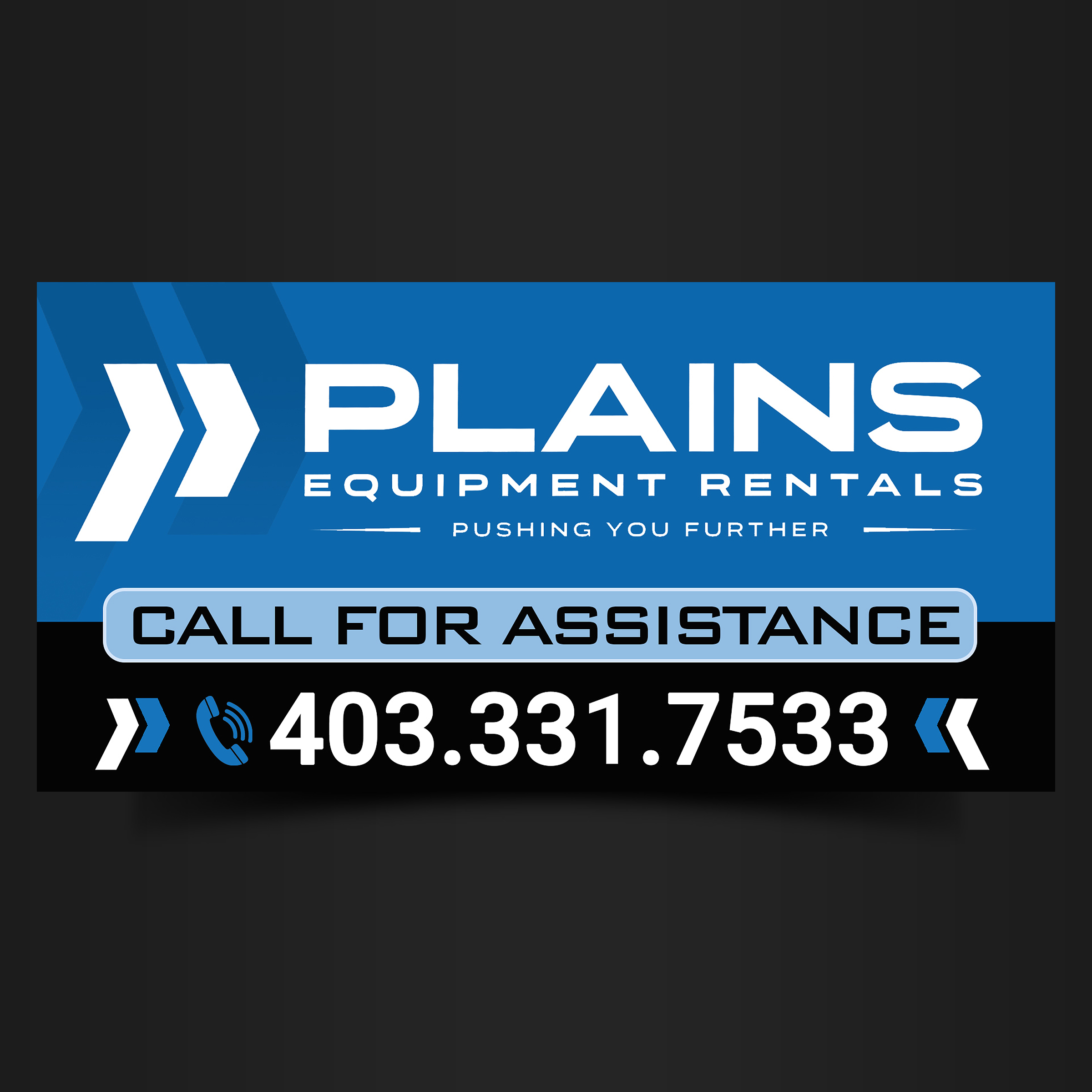 Signage Design by Designers Hub for Plains Equipment Rentals Corp | Design #33727868