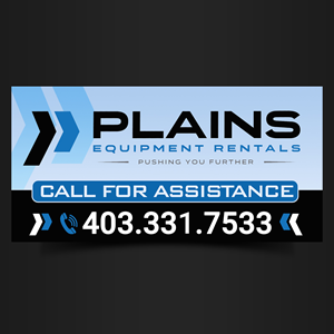 Signage Design by Designers Hub for Plains Equipment Rentals Corp | Design: #33727887