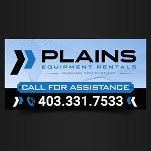 Signage Design by Designers Hub for Plains Equipment Rentals Corp | Design: #33727976
