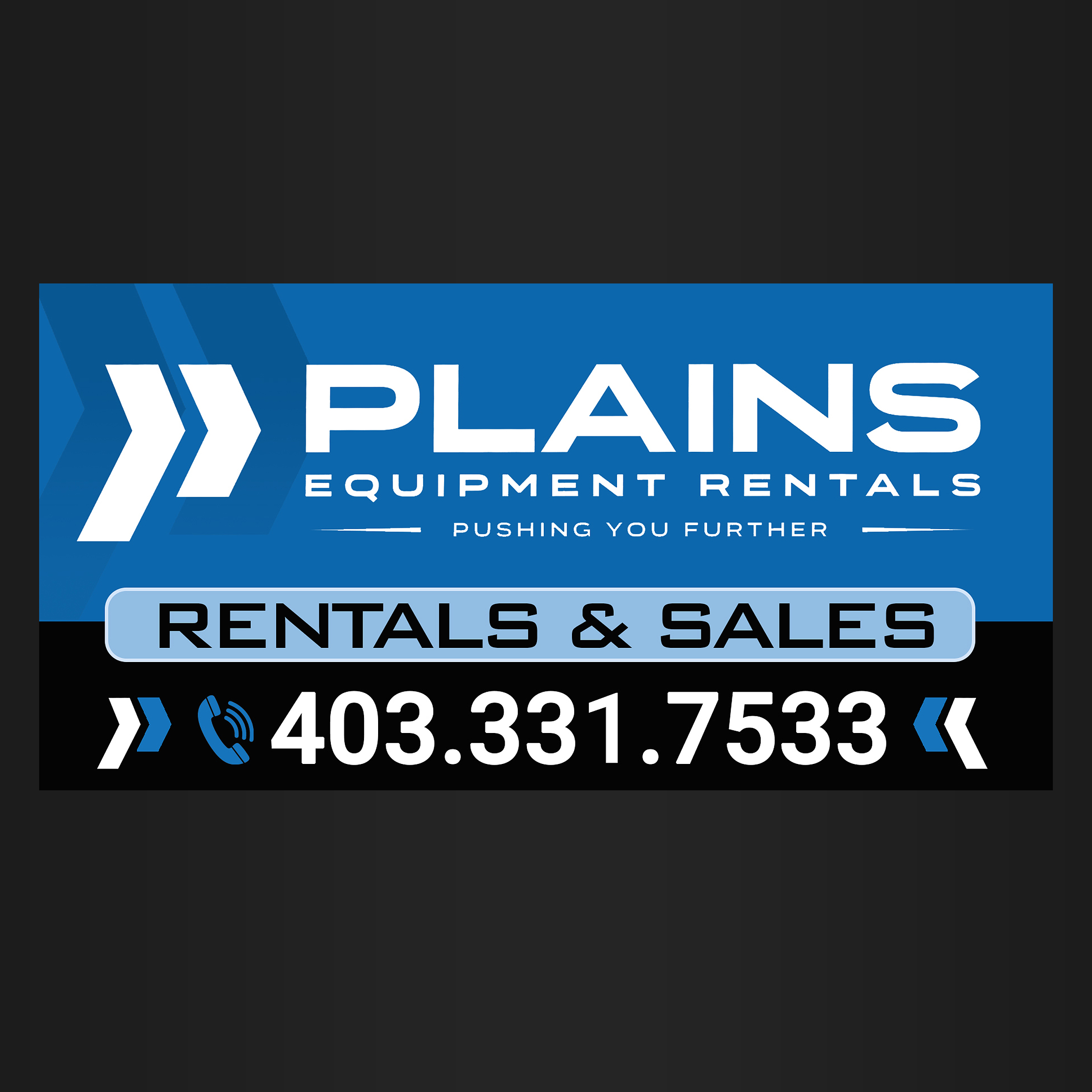 Schilder-Design von Designers Hub für Plains Equipment Rentals Corp | Design #33793935