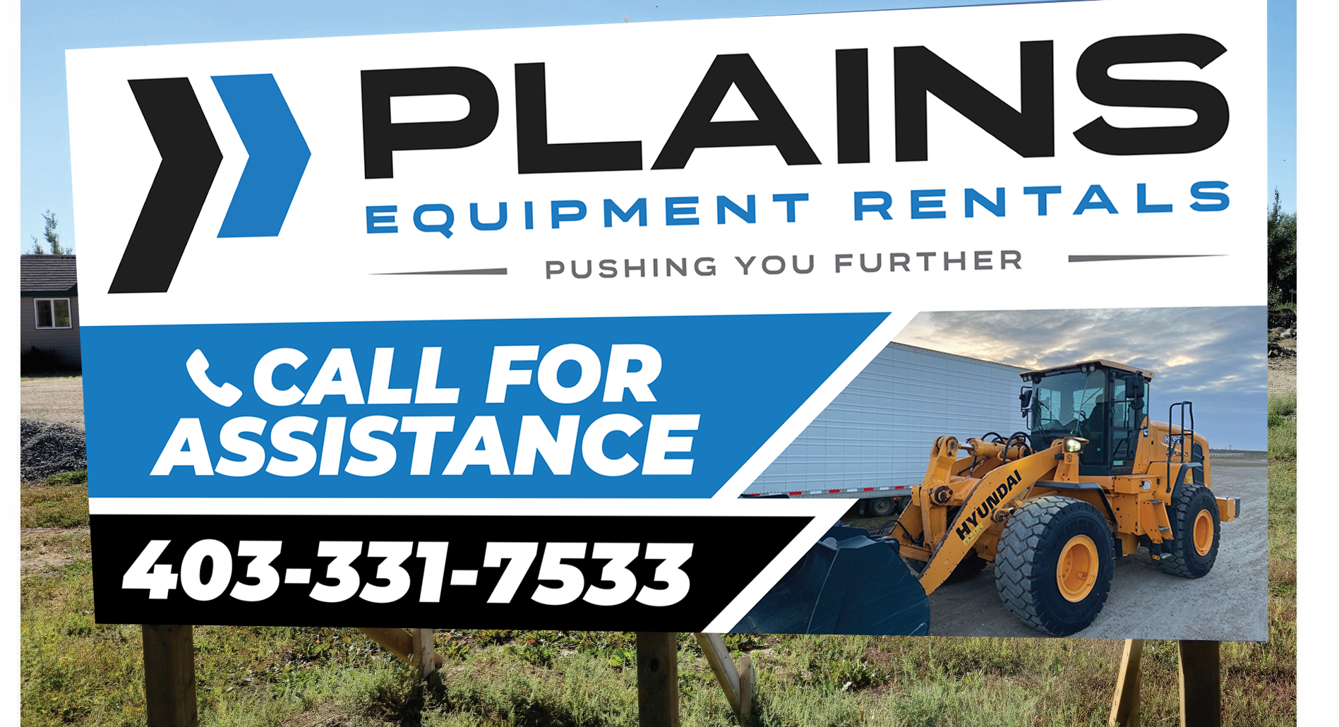 Signage Design by Nightmist for Plains Equipment Rentals Corp | Design #33722621