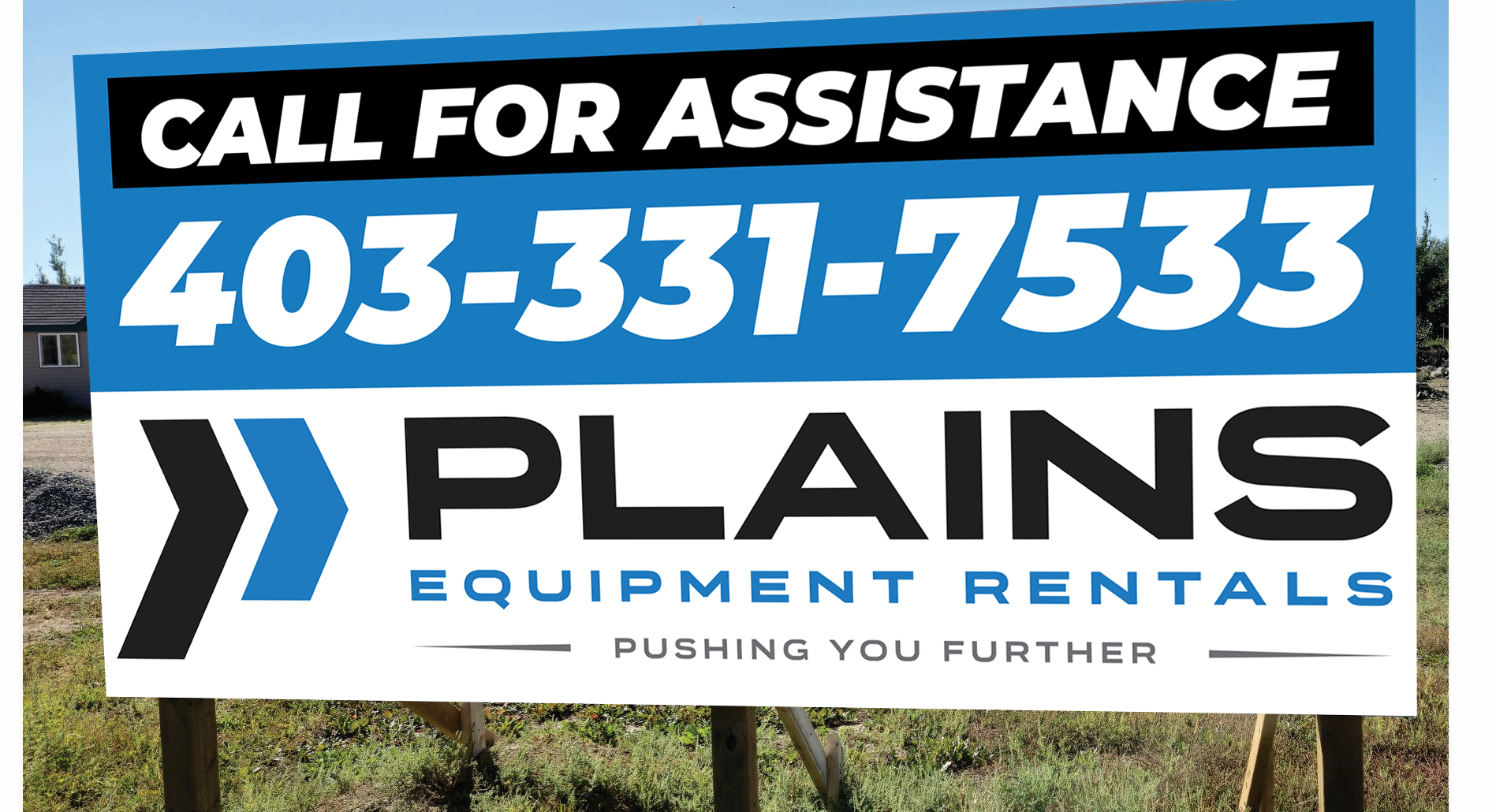 Signage Design by Nightmist for Plains Equipment Rentals Corp | Design #33722622