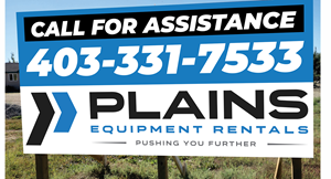 Diseño de Señalética por Nightmist para Plains Equipment Rentals Corp | Diseño: #33722622