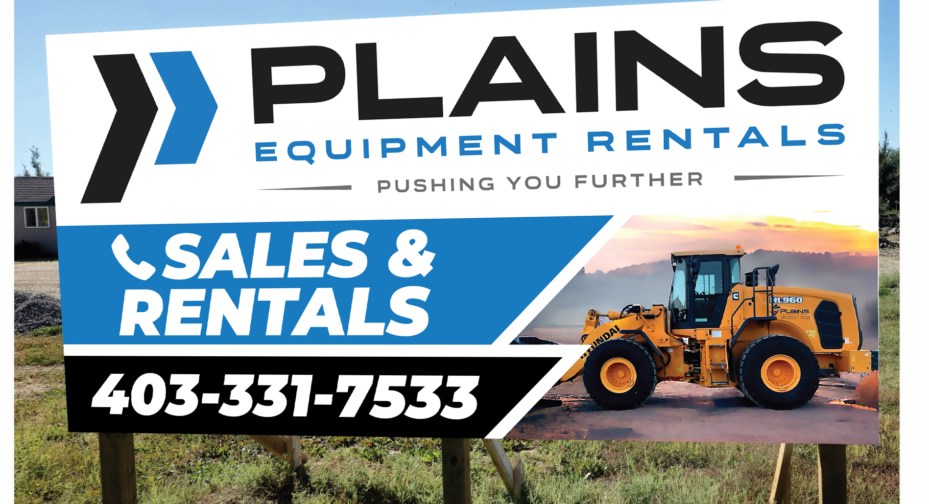 Signage Design by Nightmist for Plains Equipment Rentals Corp | Design #33793980