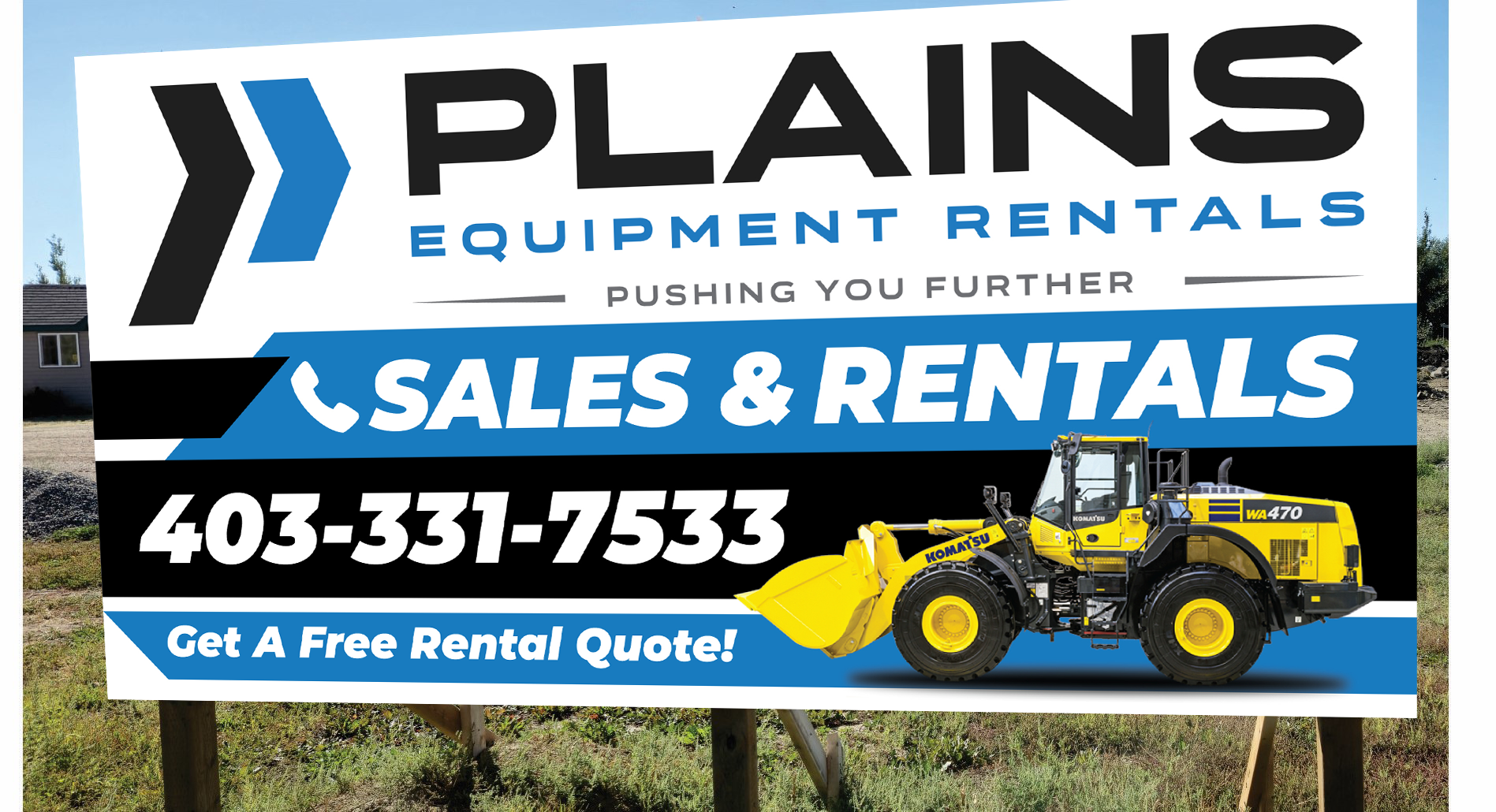 Signage Design by Nightmist for Plains Equipment Rentals Corp | Design #33801843