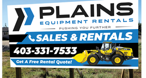 Diseño de Señalética por Nightmist para Plains Equipment Rentals Corp | Diseño: #33801843