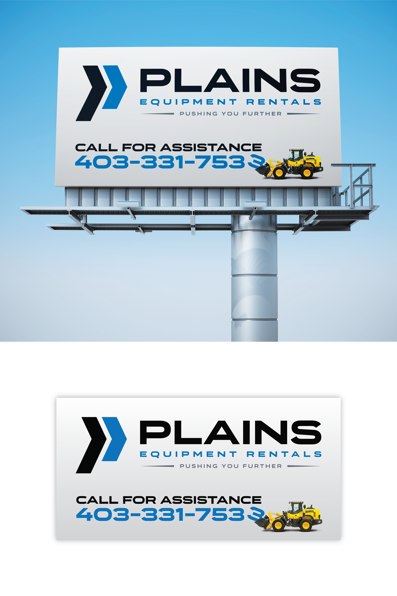 Signage Design by tavi for Plains Equipment Rentals Corp | Design #33725881