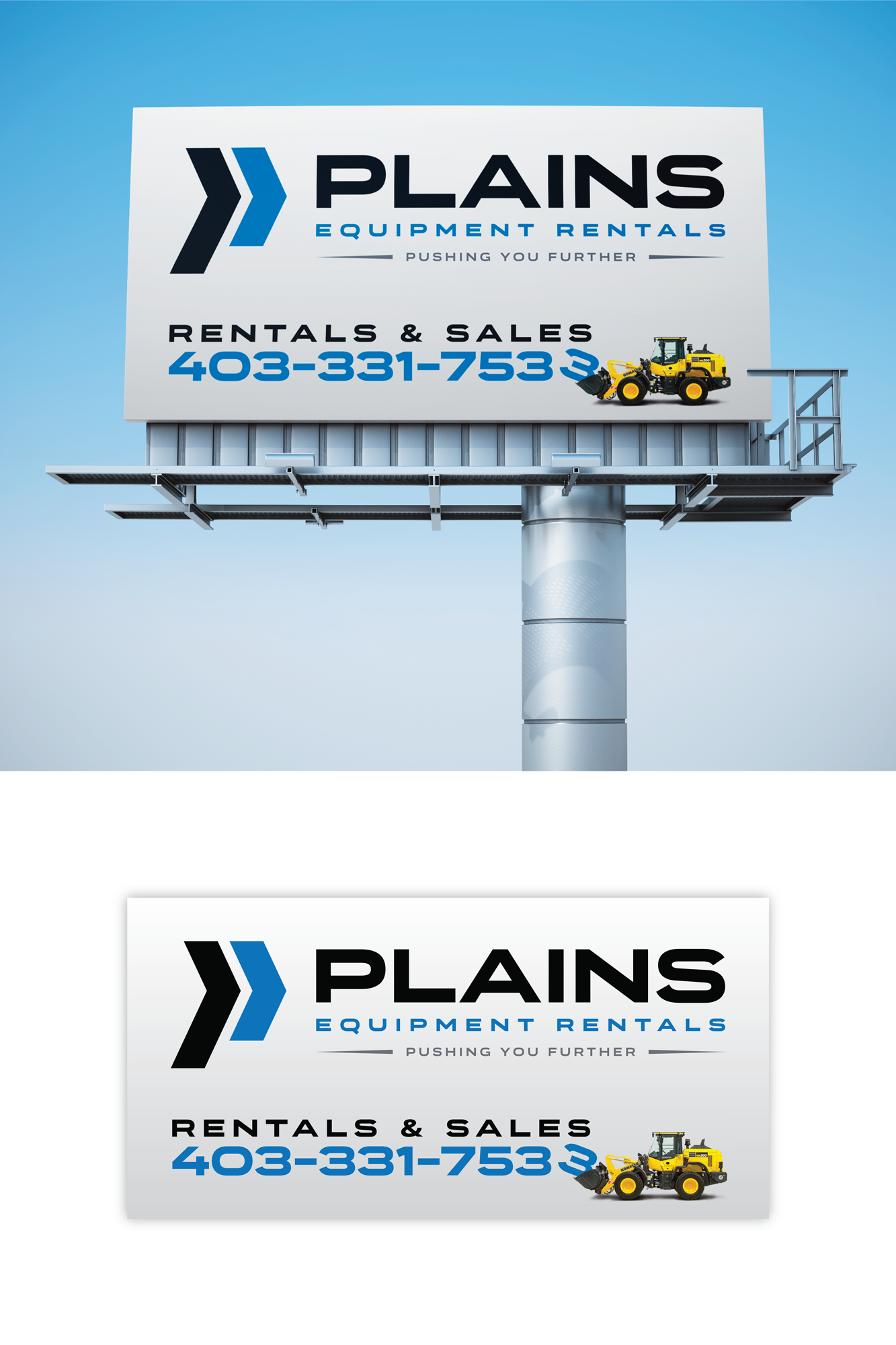Signage Design by tavi for Plains Equipment Rentals Corp | Design #33793974