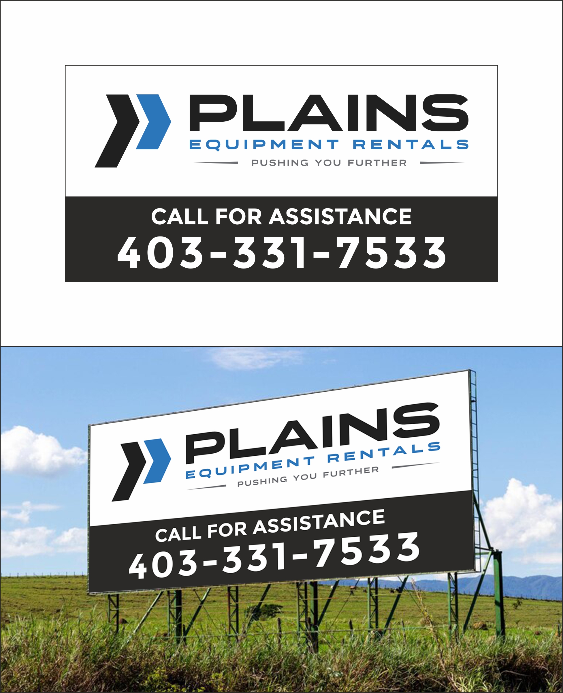 Design de Panneau par Robert Macwan pour Plains Equipment Rentals Corp | Design #33724928
