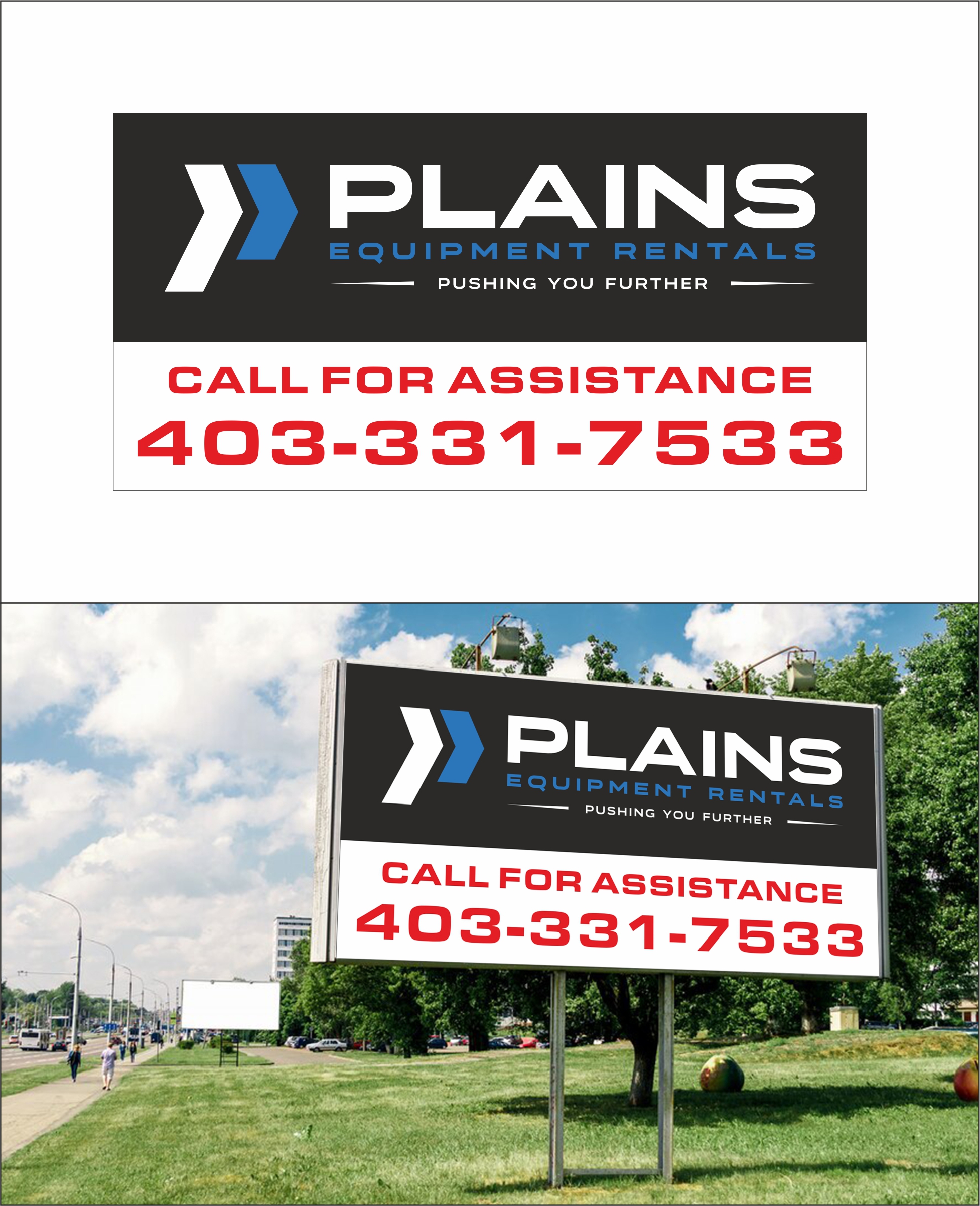 Diseño de Señalética por Robert Macwan para Plains Equipment Rentals Corp | Diseño #33724930