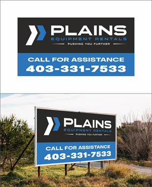 Diseño de Señalética por Robert Macwan para Plains Equipment Rentals Corp | Diseño: #33724931