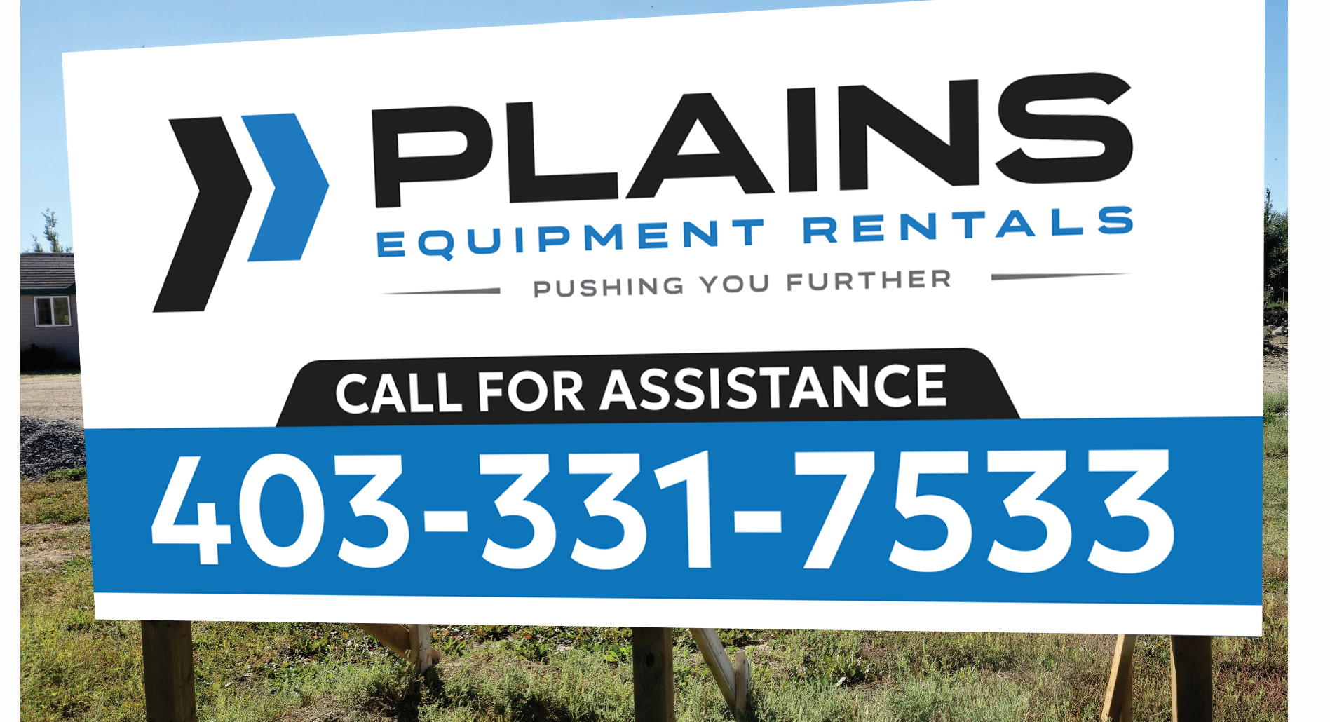 Signage Design by JK18 for Plains Equipment Rentals Corp | Design #33724334