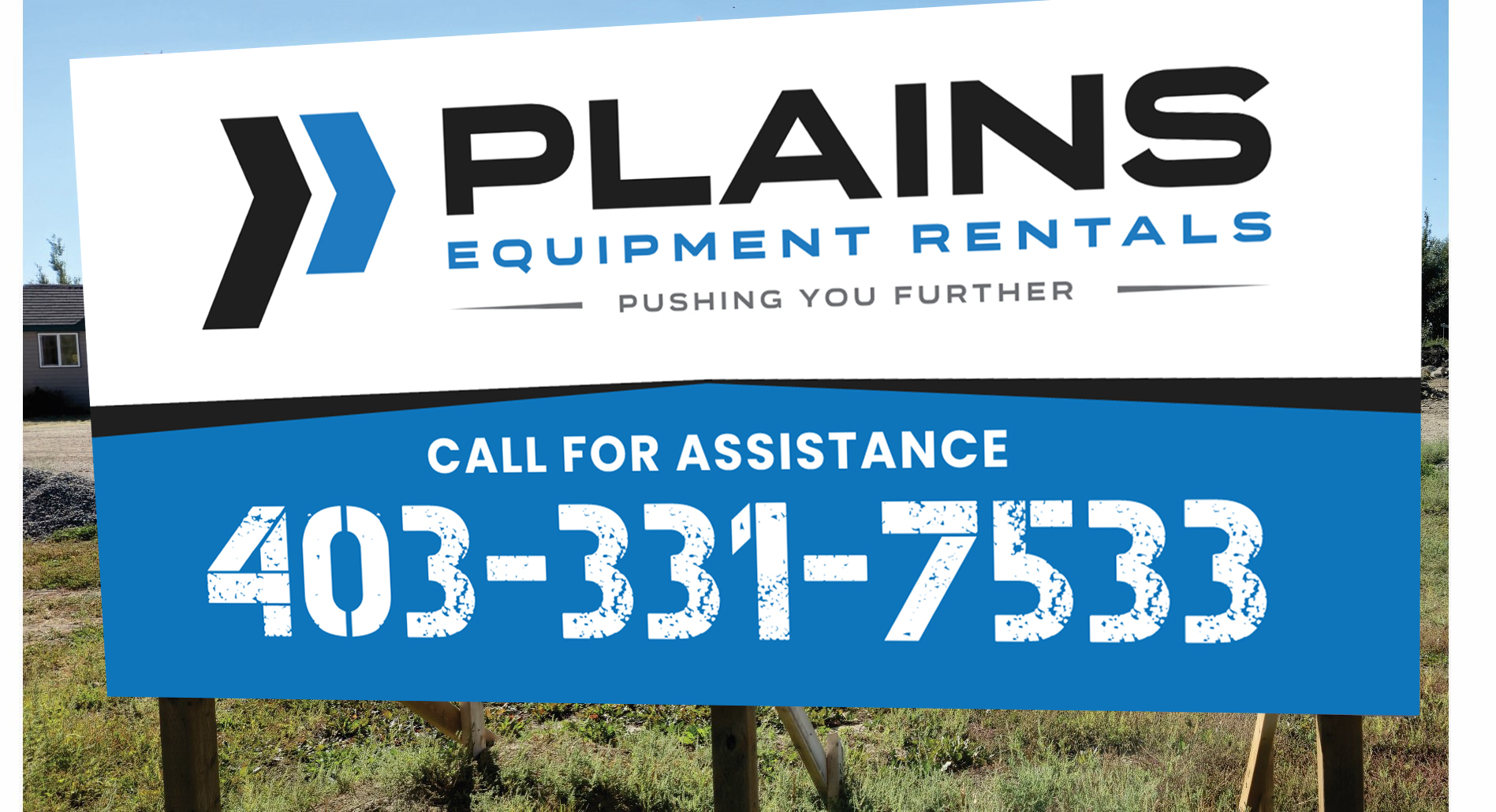 Signage Design by JK18 for Plains Equipment Rentals Corp | Design #33724868