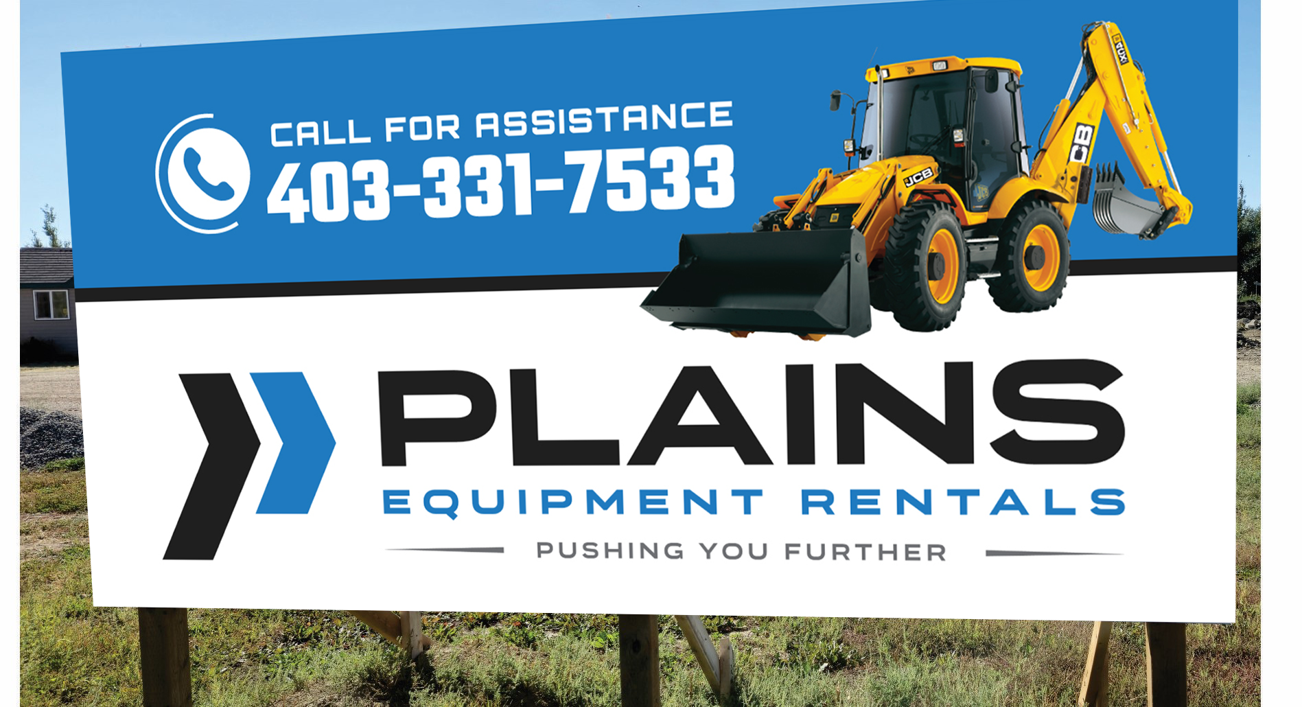 Signage Design by JK18 for Plains Equipment Rentals Corp | Design #33724967