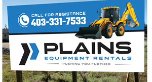 Signage Design by JK18 for Plains Equipment Rentals Corp | Design: #33724967