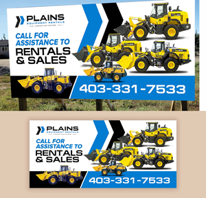 Signage Design by debdesign for Plains Equipment Rentals Corp | Design: #33804561