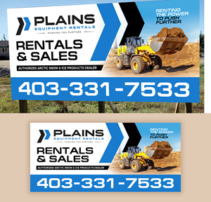 Signage Design by debdesign for Plains Equipment Rentals Corp | Design: #33820893