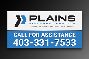 Diseño de Señalética por OwnDesign para Plains Equipment Rentals Corp | Diseño: #33726906