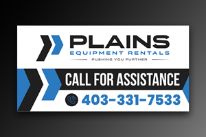 Diseño de Señalética por OwnDesign para Plains Equipment Rentals Corp | Diseño: #33727795