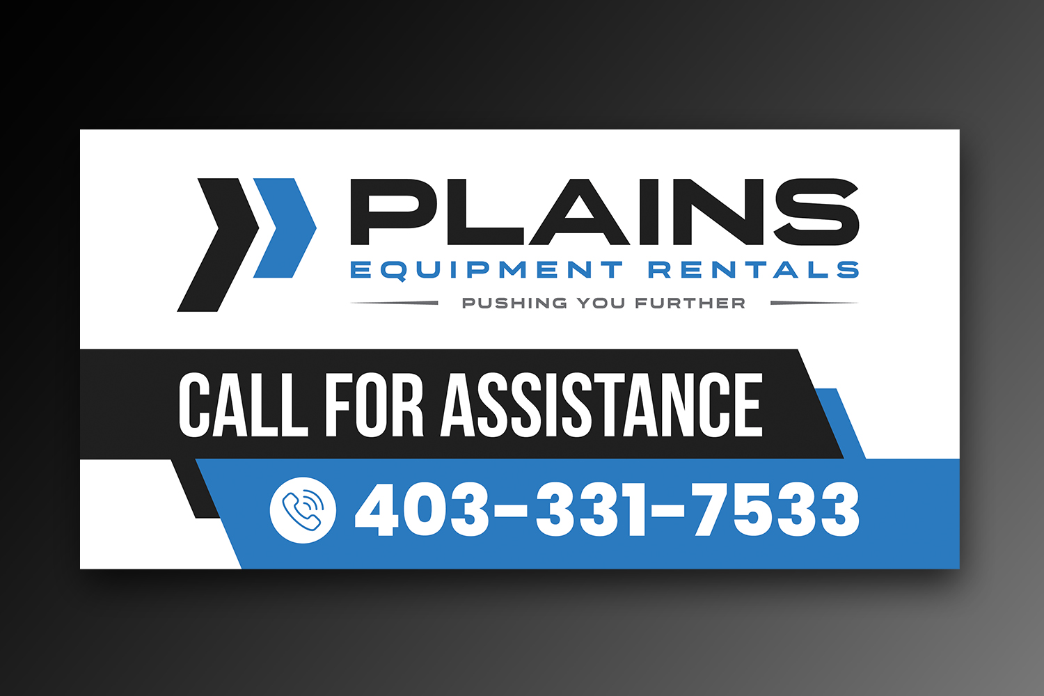 Signage Design by OwnDesign for Plains Equipment Rentals Corp | Design #33732994