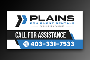 Diseño de Señalética por OwnDesign para Plains Equipment Rentals Corp | Diseño: #33732994