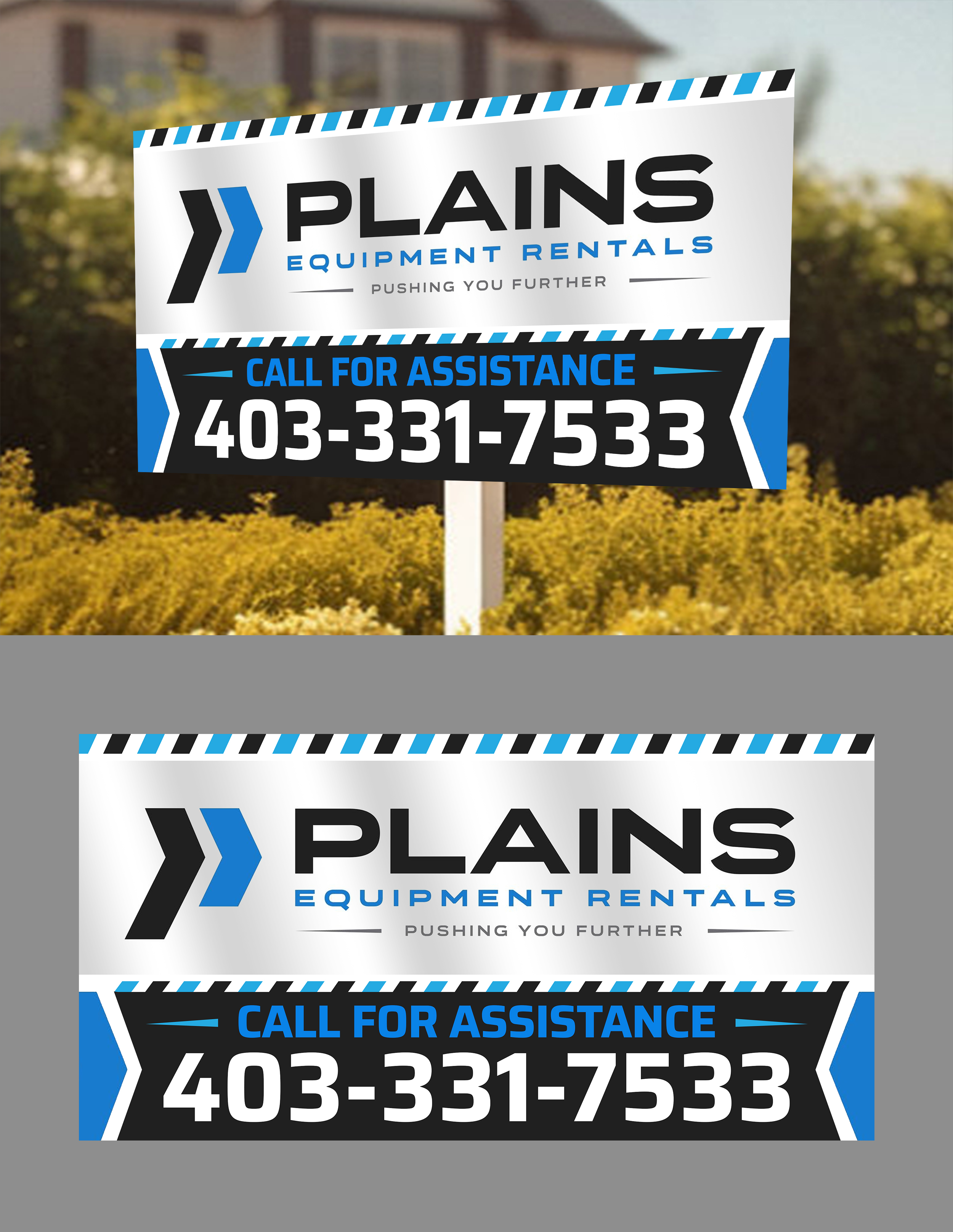 Design de Panneau par ARTOGRAPHY pour Plains Equipment Rentals Corp | Design #33722354