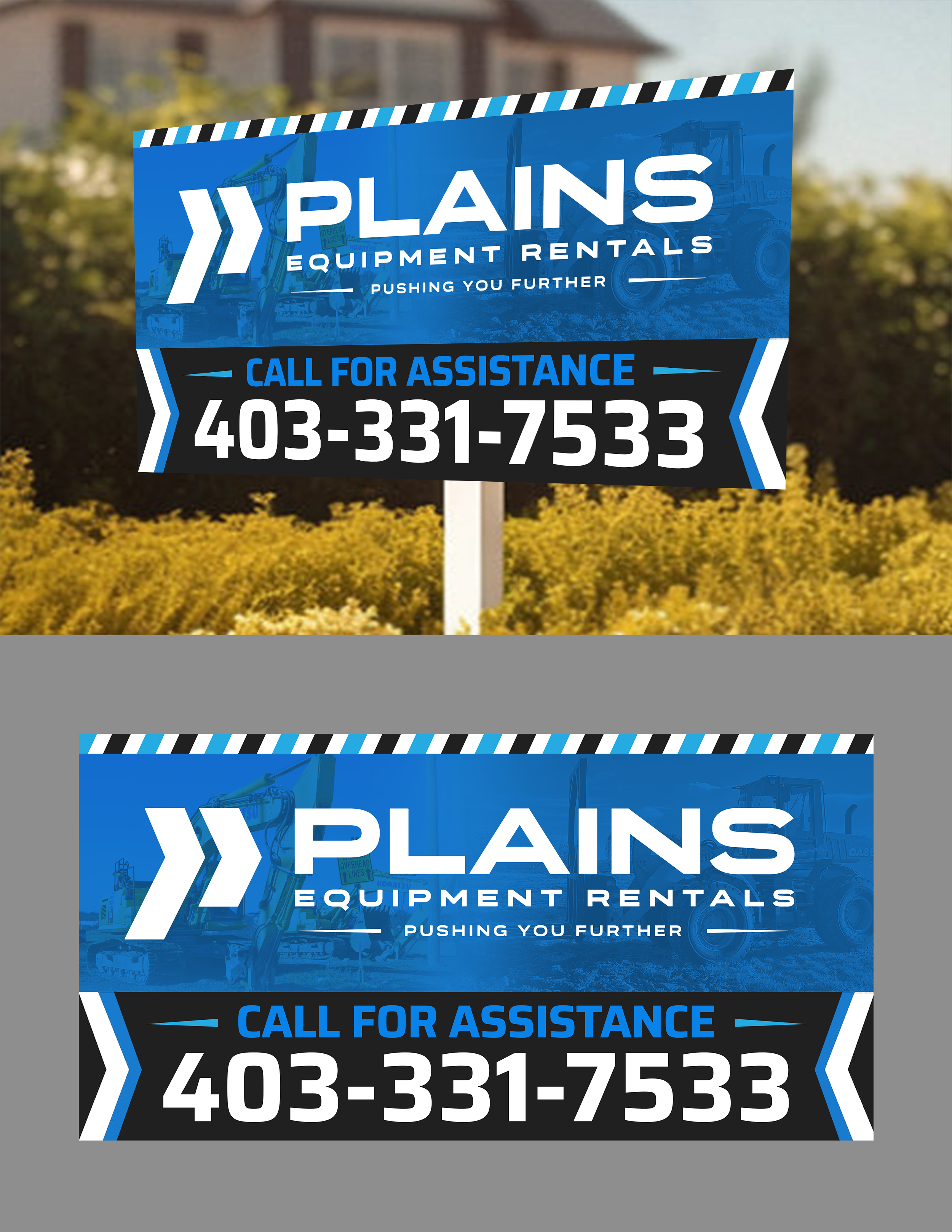 Diseño de Señalética por ARTOGRAPHY para Plains Equipment Rentals Corp | Diseño #33722378