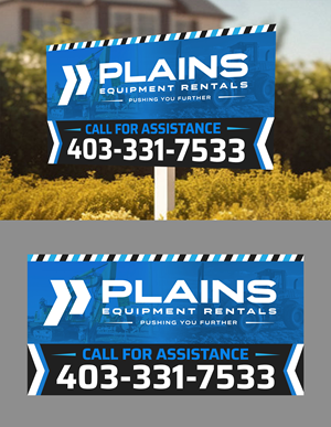 Signage Design by ARTOGRAPHY for Plains Equipment Rentals Corp | Design: #33722378