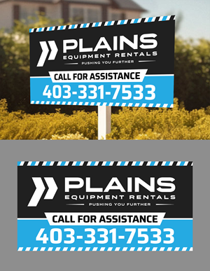 Signage Design by ARTOGRAPHY for Plains Equipment Rentals Corp | Design: #33722407