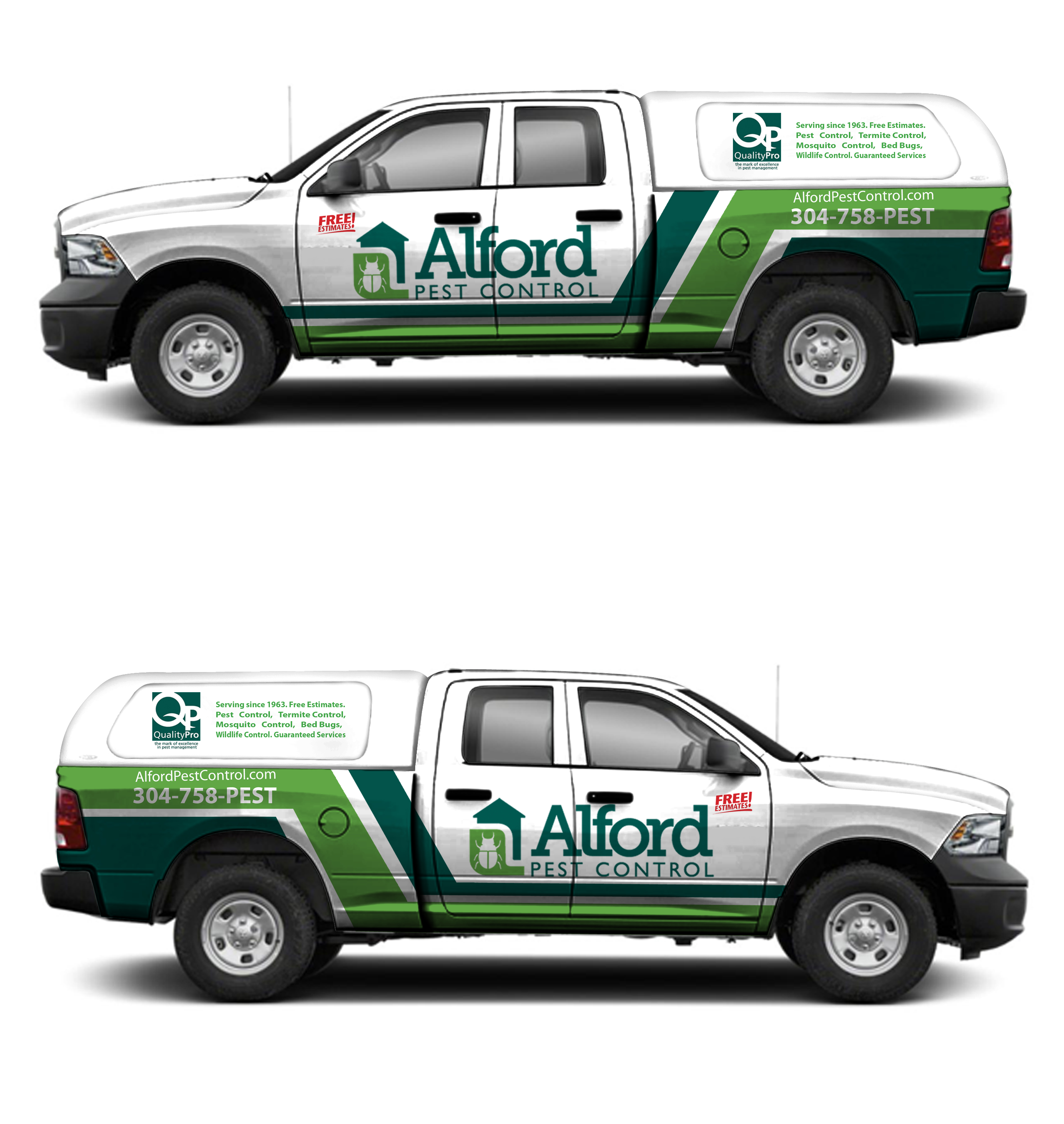Diseño de Rotulación de Vehículo por Martin Prihatna para Alford Pest Control | Diseño #33757462