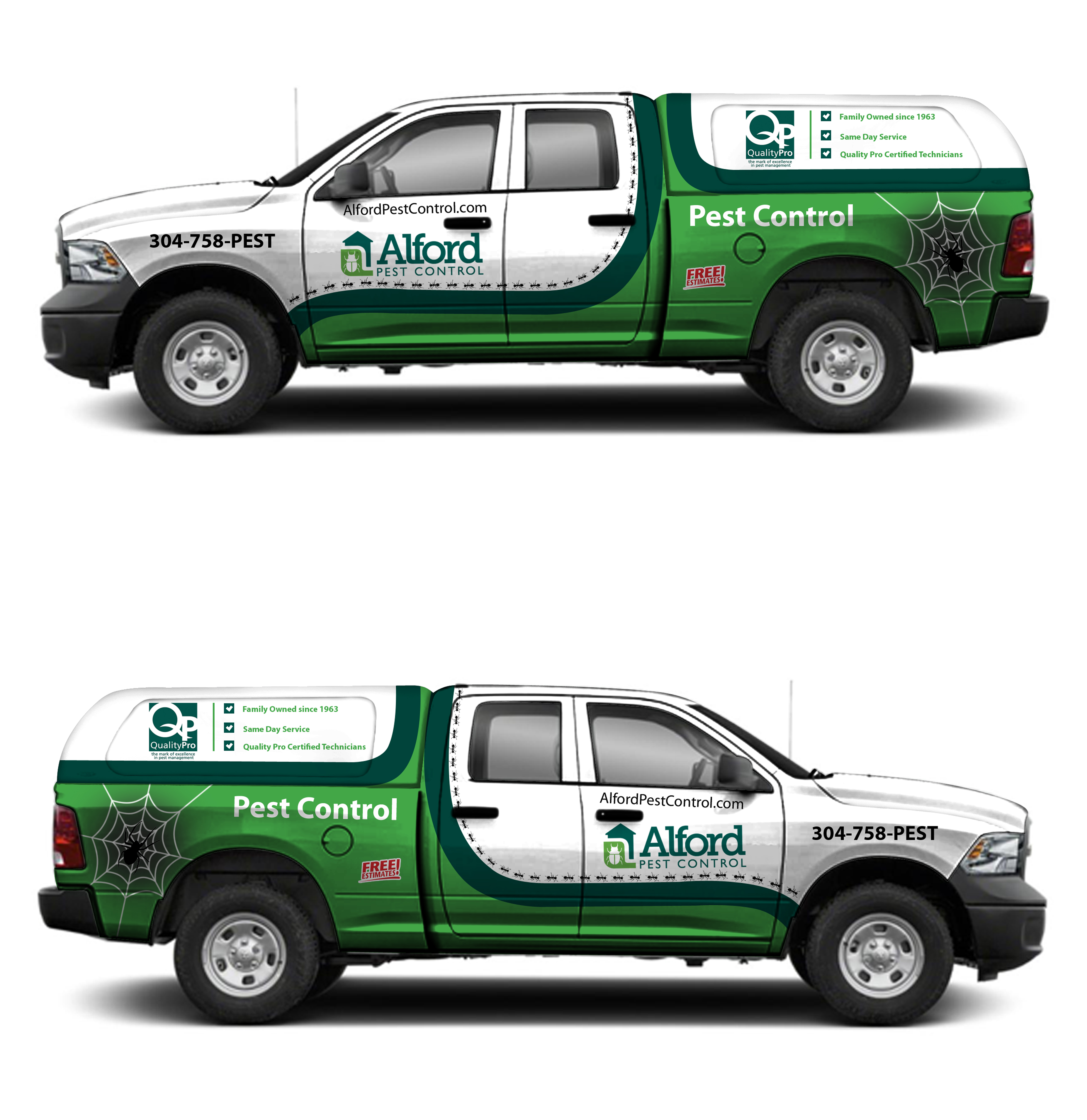 Design de Covering de Véhicule par Martin Prihatna pour Alford Pest Control | Design #33757484