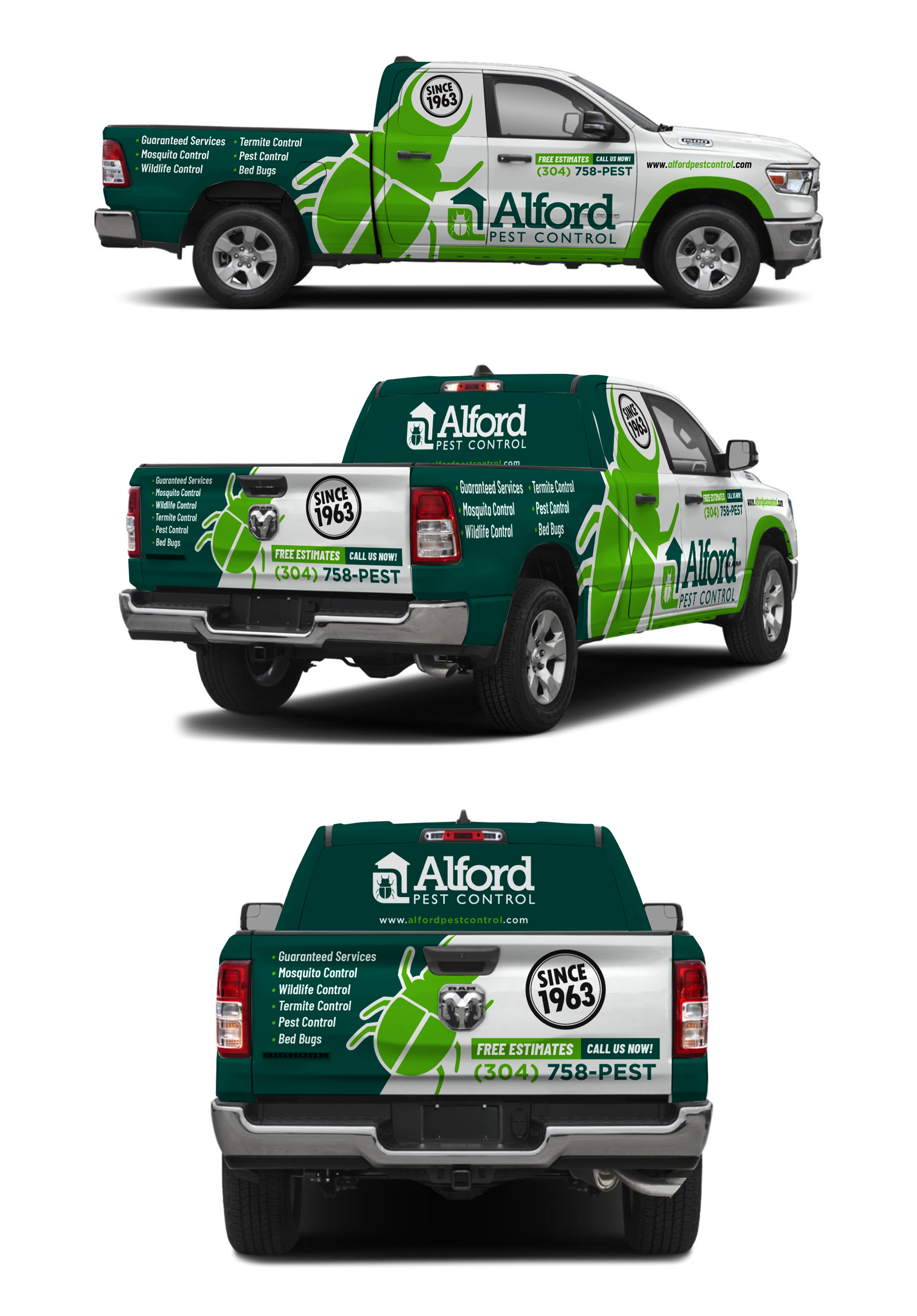 Car Wrap Design by 123graphics for Alford Pest Control | Design #33736515
