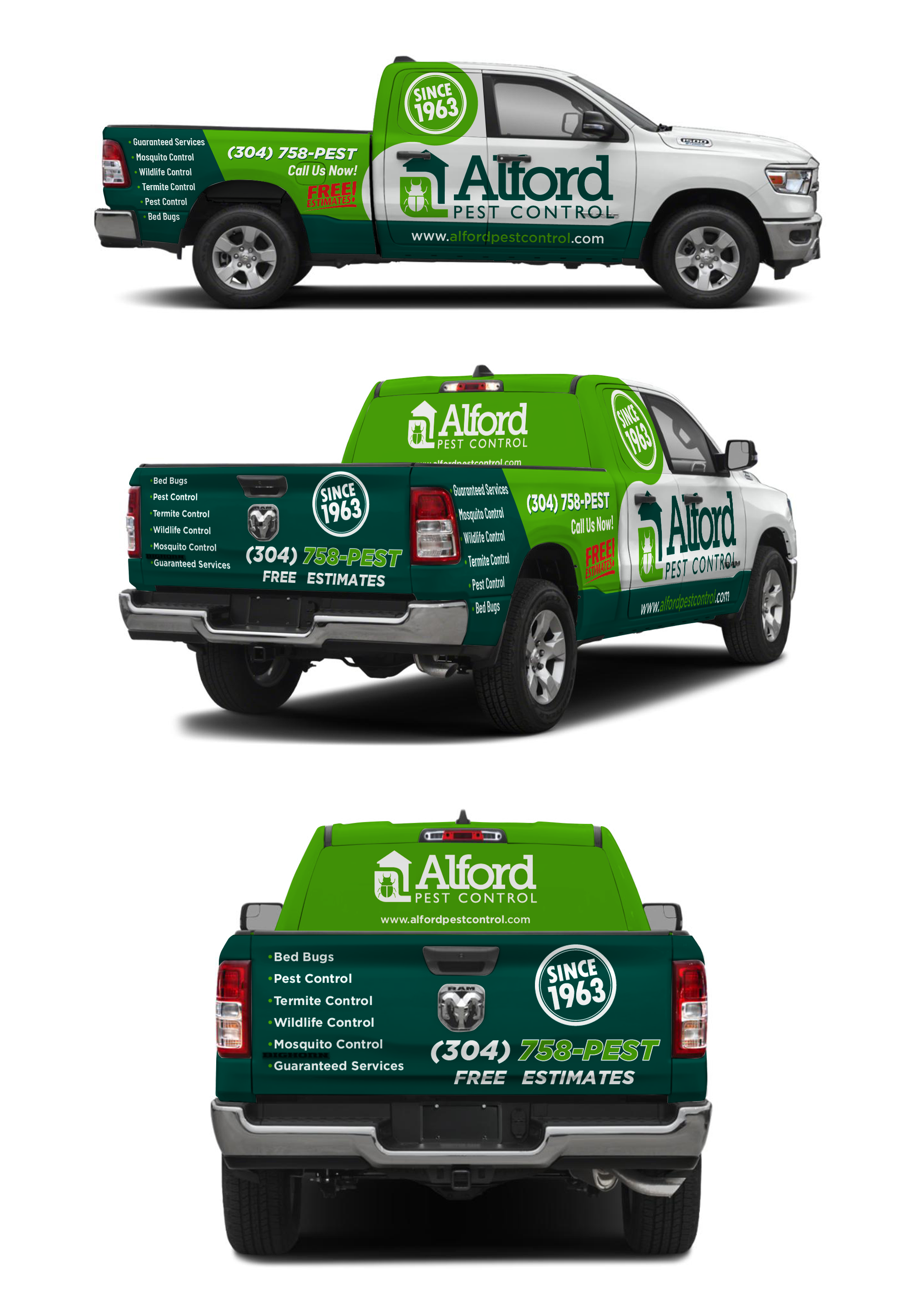 Car Wrap Design by 123graphics for Alford Pest Control | Design #33738621