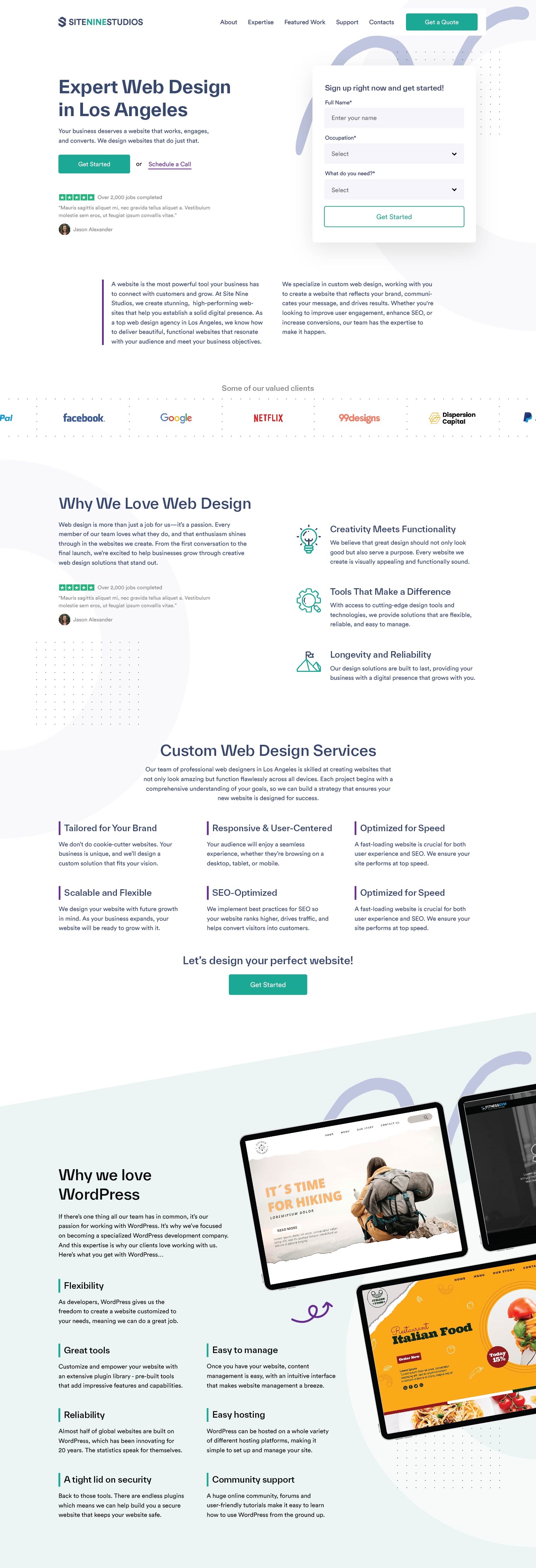 Web Design by Intricate for S9S LLC | Design #33769641