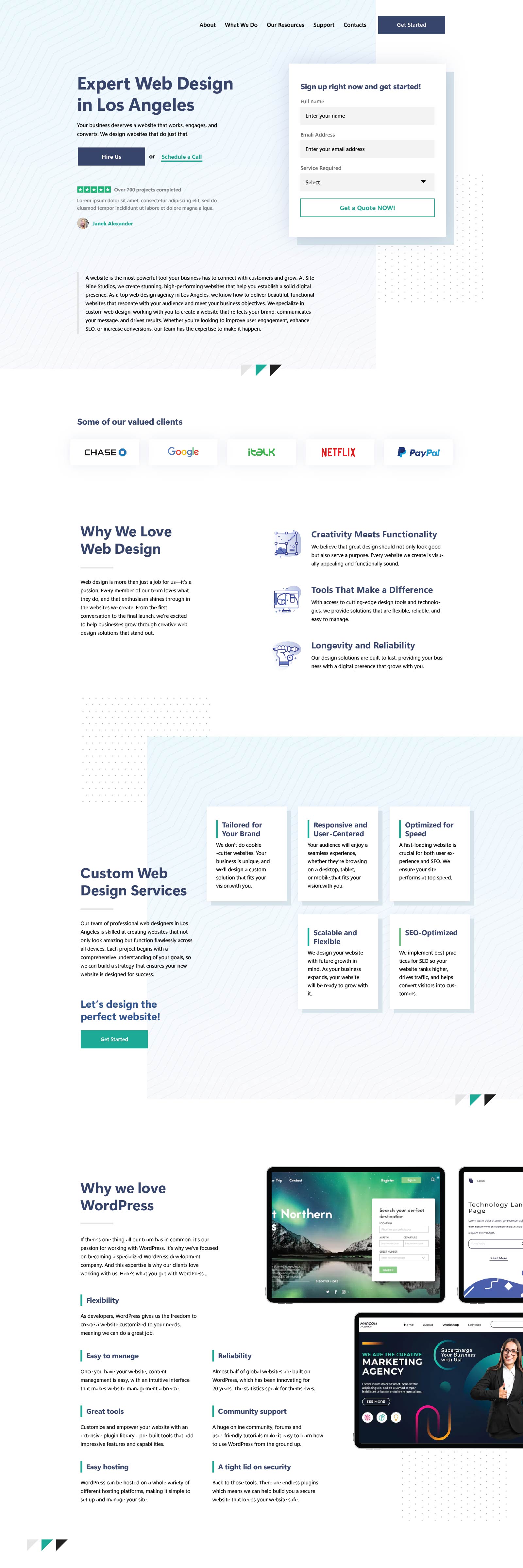 Web Design by Intricate for S9S LLC | Design #33853119