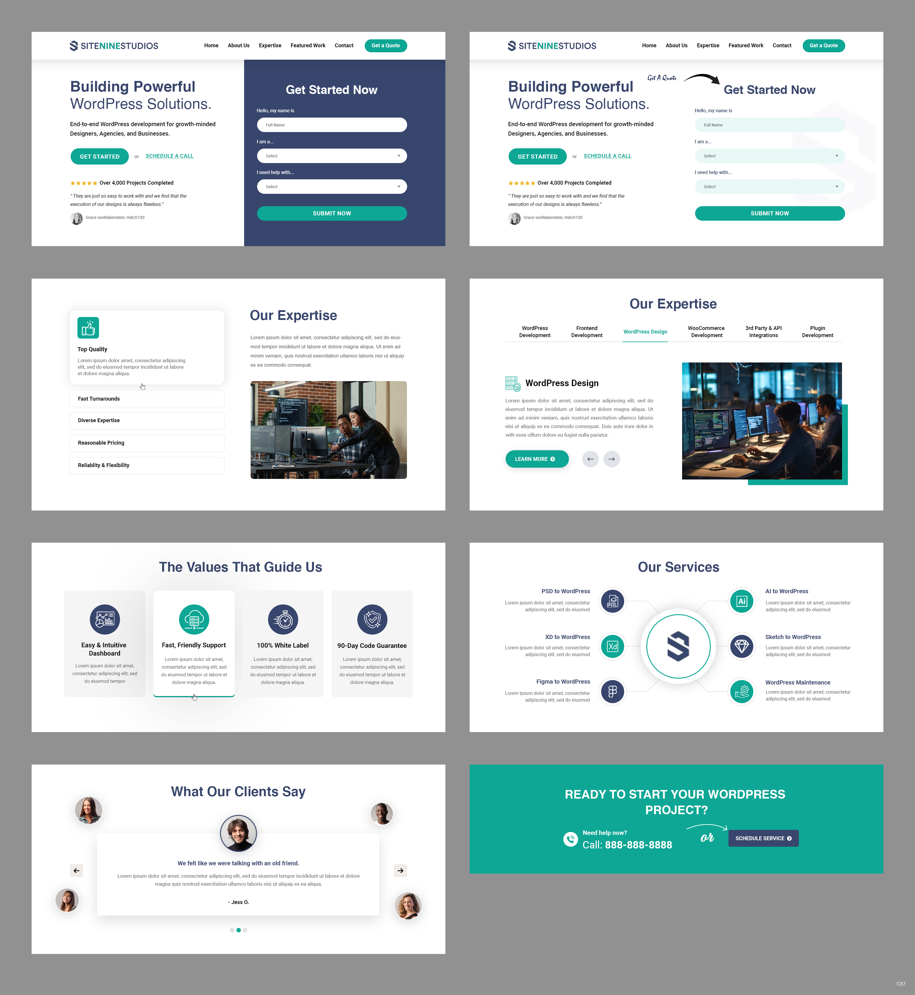 Web Design by pb for S9S LLC | Design #33743932