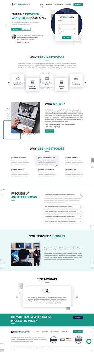 Web Design by pb for S9S LLC | Design: #33743934