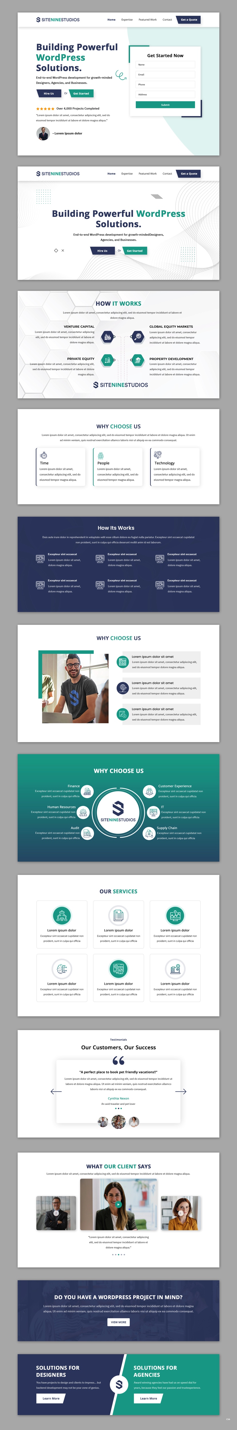 Web Design by pb for S9S LLC | Design #33743938