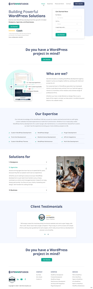 Web Design by pb for S9S LLC | Design: #33743940