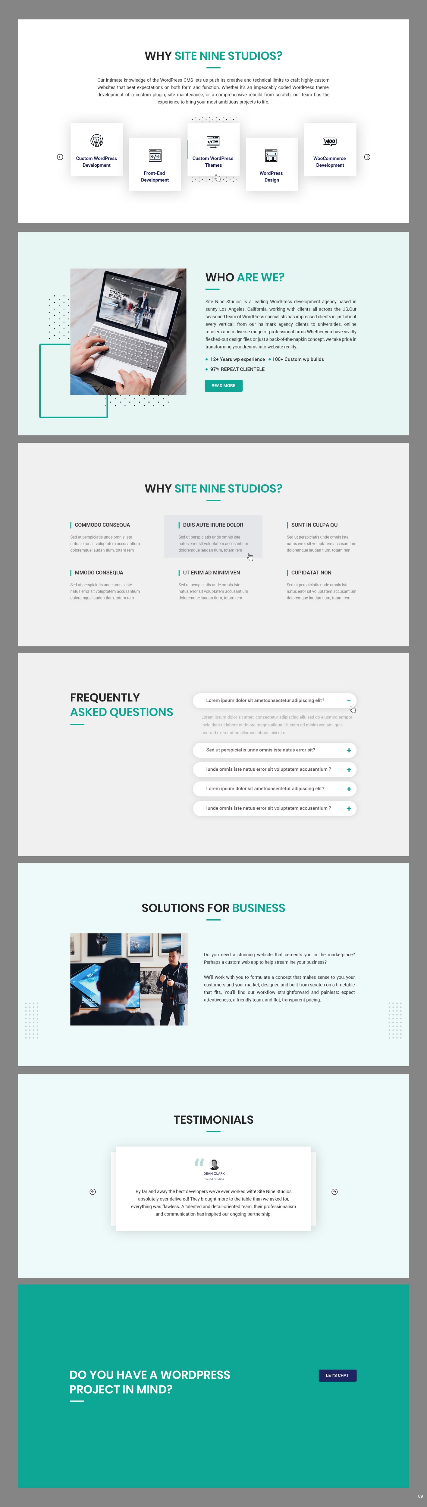 Web Design by pb for S9S LLC | Design #33757326