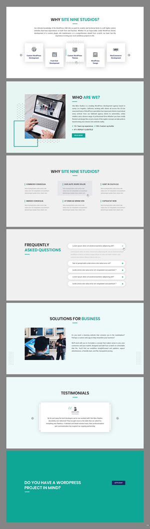Web Design by pb for S9S LLC | Design: #33757326