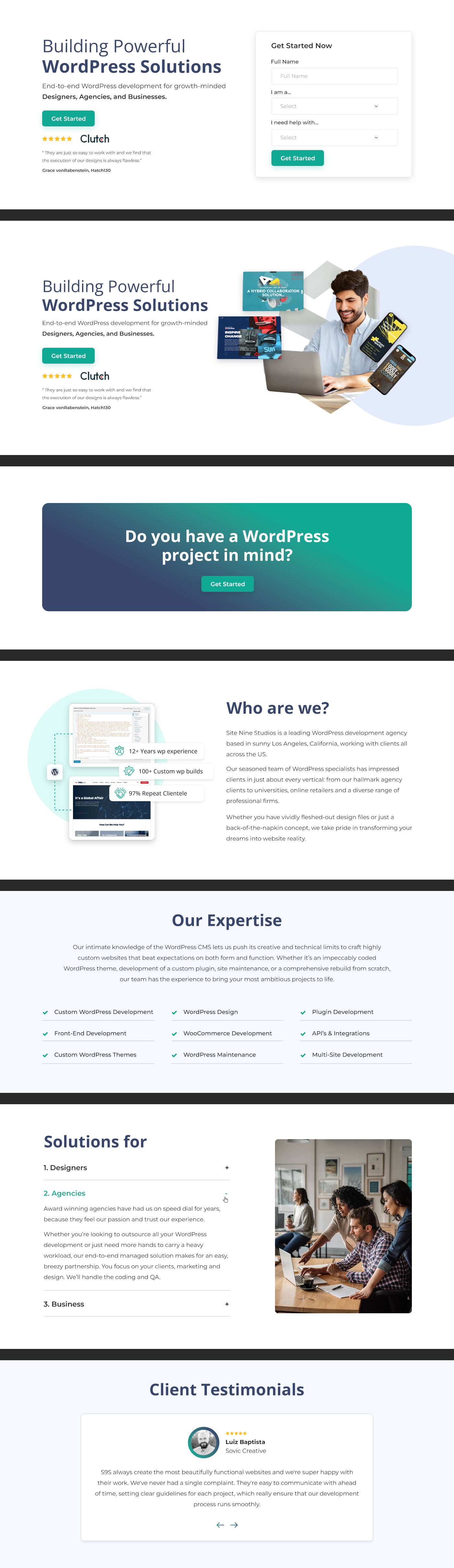 Web Design by pb for S9S LLC | Design #33757327