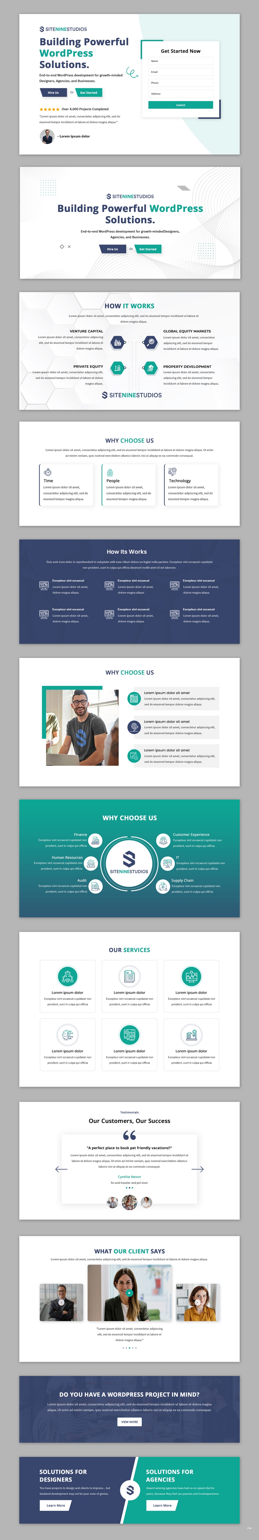 Web Design by pb for S9S LLC | Design #33757331