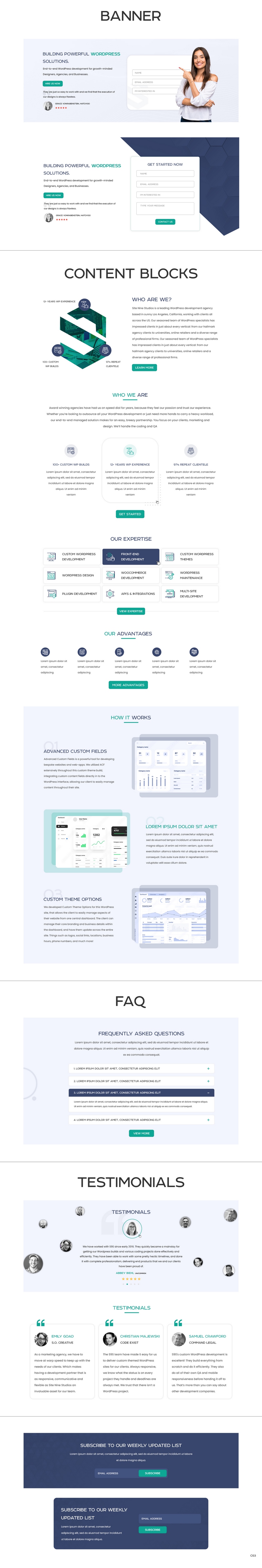 Web Design by pb for S9S LLC | Design #33757332