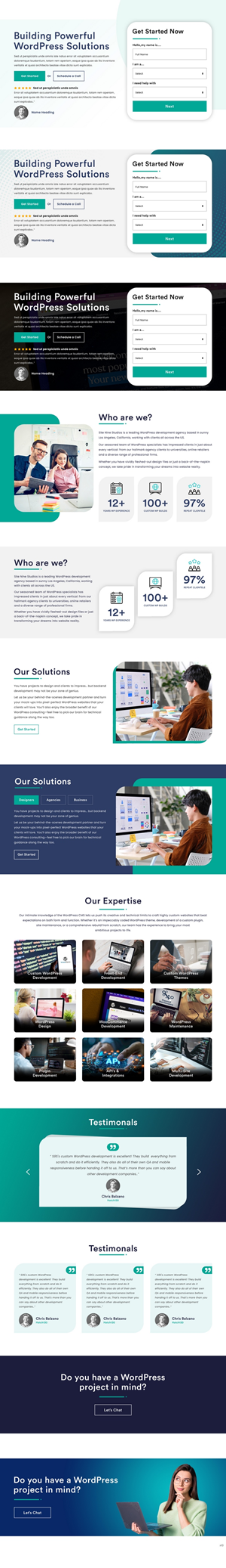 Web Design by pb for S9S LLC | Design: #33757333