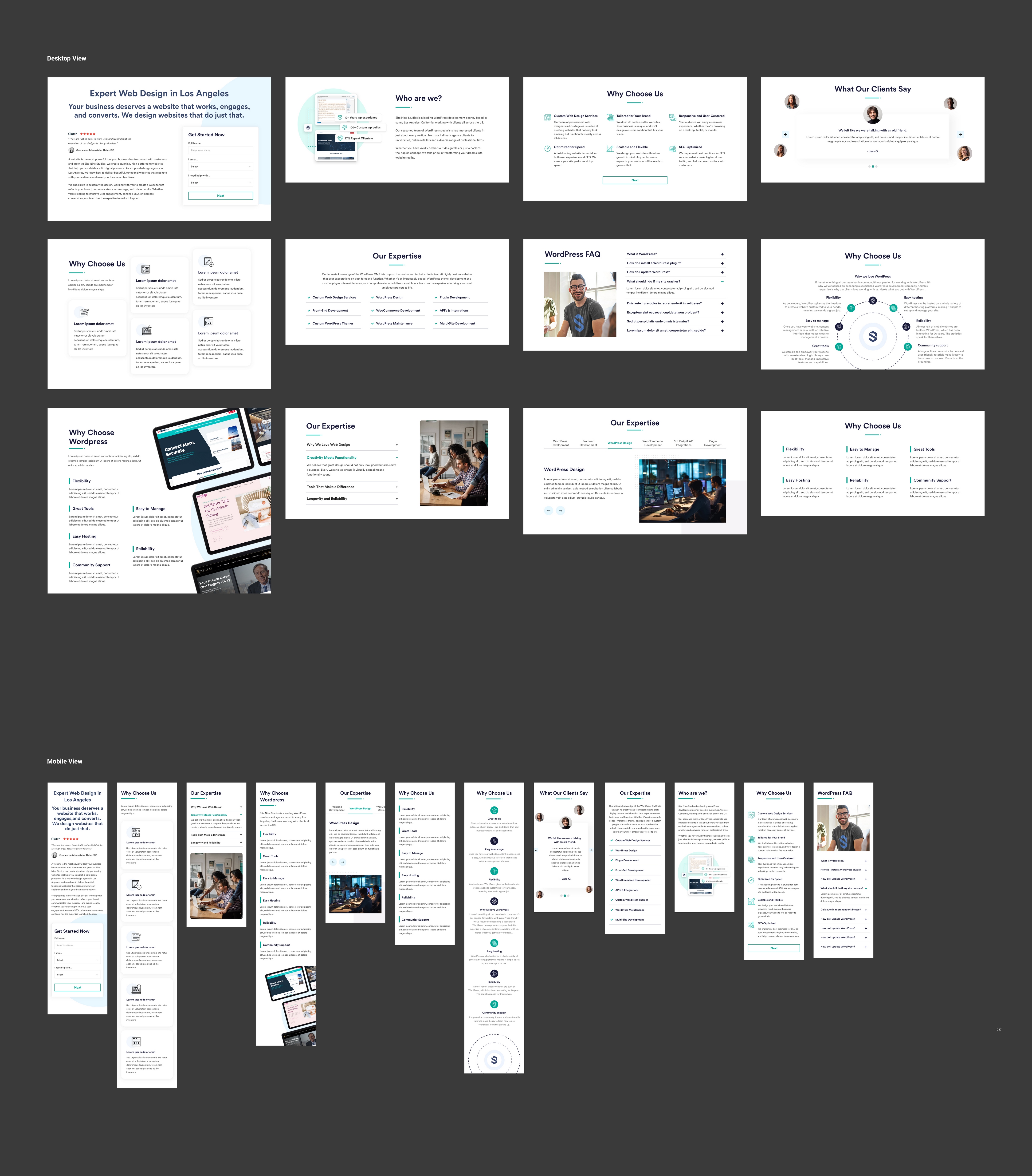Web Design by pb for S9S LLC | Design #33912412