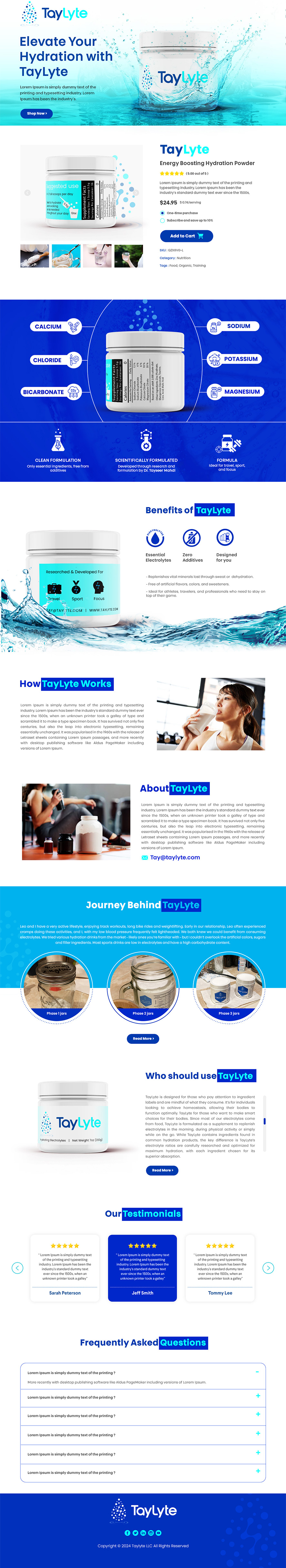 Web Design by SAI DESIGNS for this project | Design #33995967