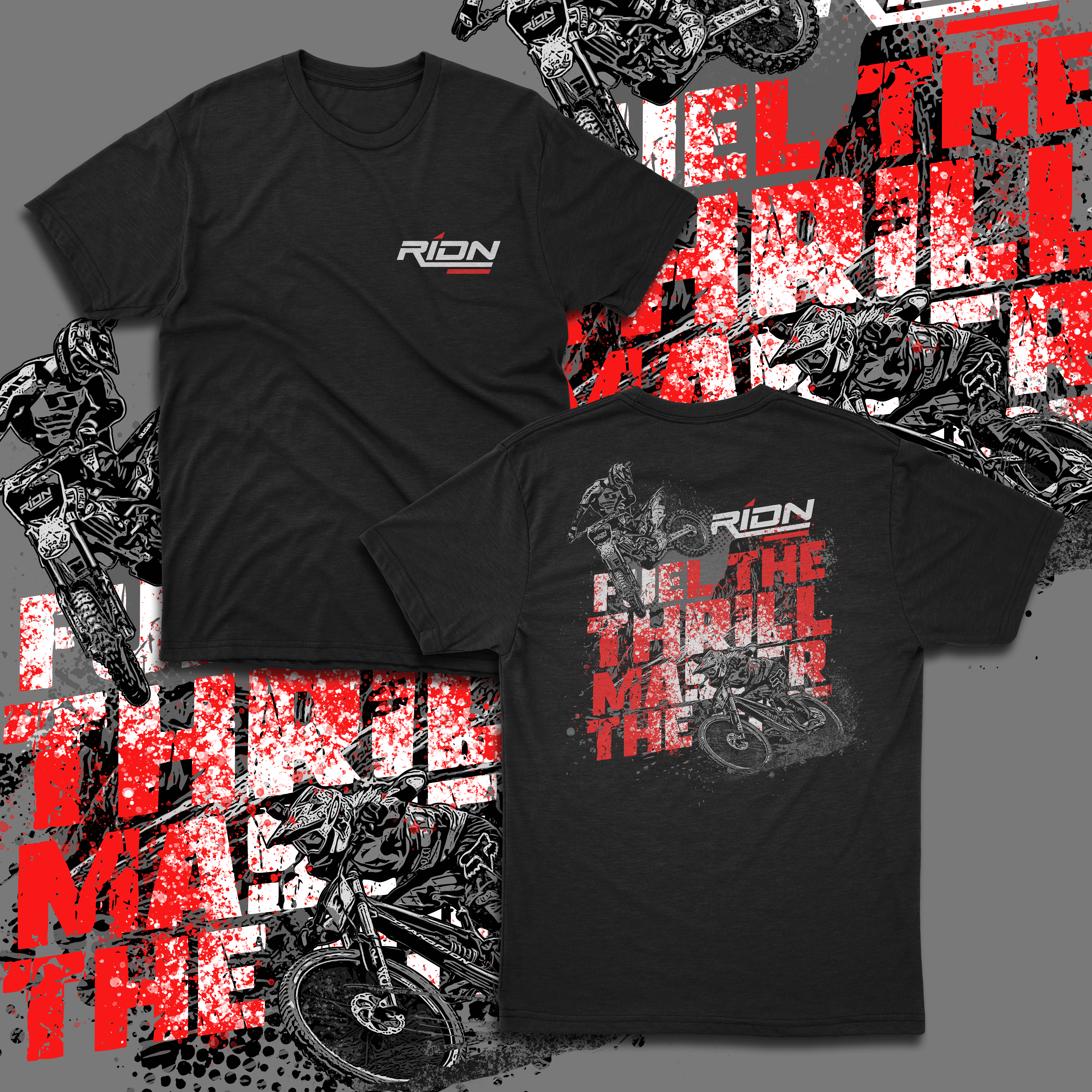 T-shirt Design by V FOUR DESIGN for RIDN | Design #33766607