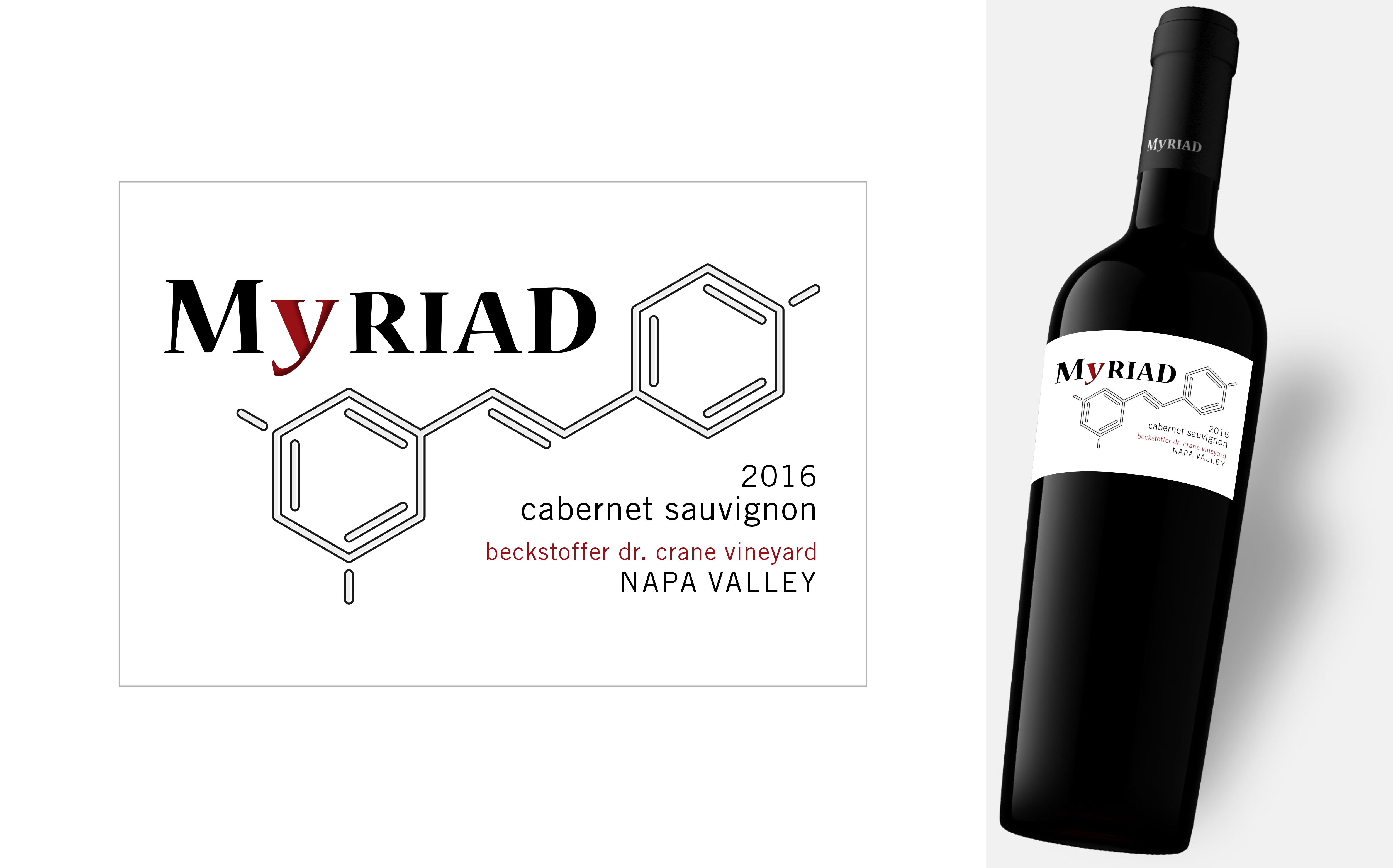 Diseño Gráfico por jalusani para Myriad Cellars | Diseño #33740476