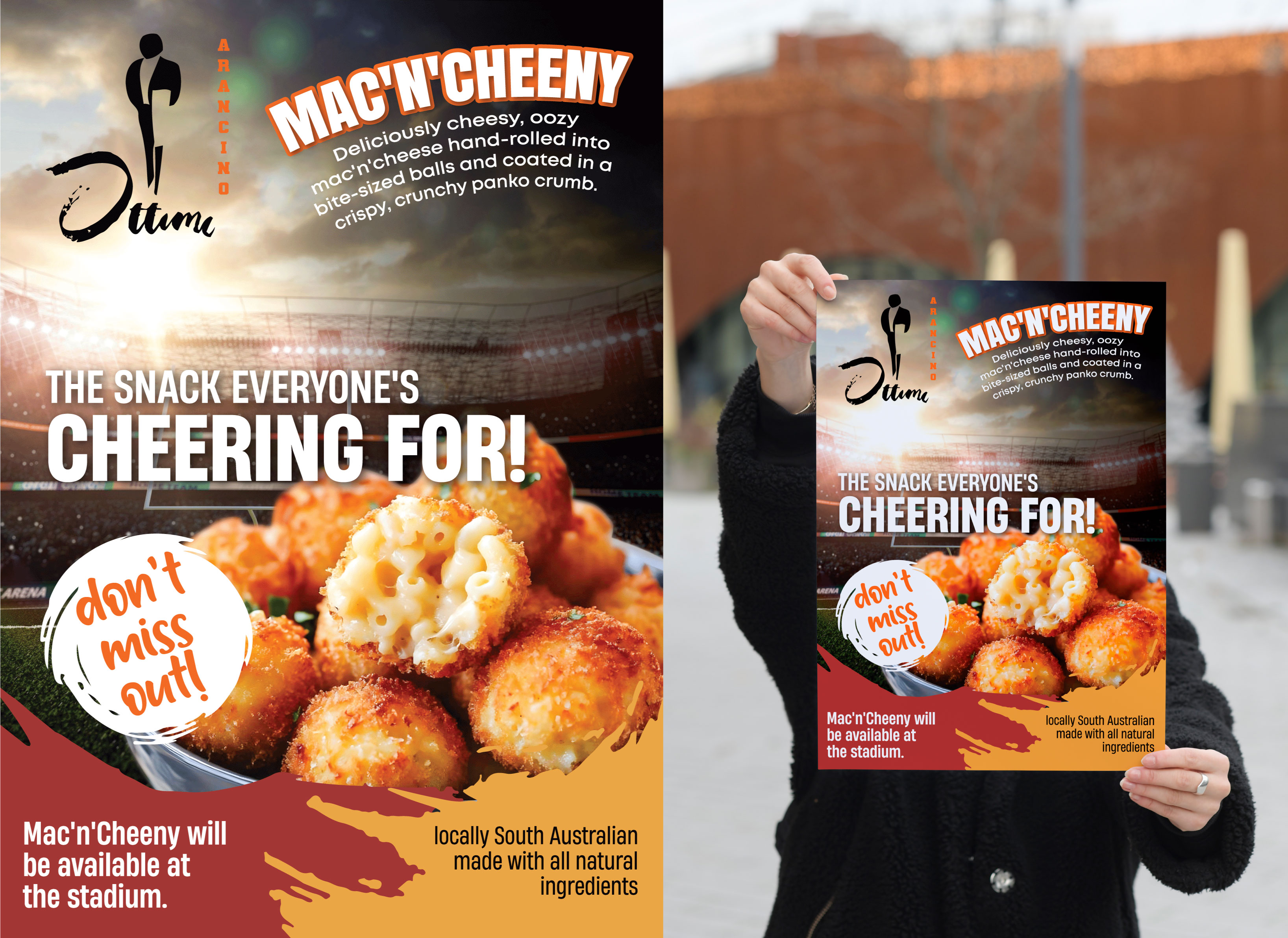 Poster Design by Impressive Sol for Ottimo Arancino | Design: #33737975